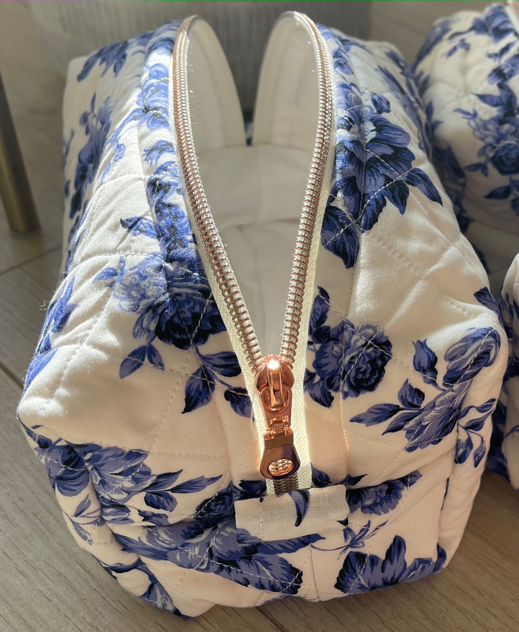 Blue Garden Quilted Bags