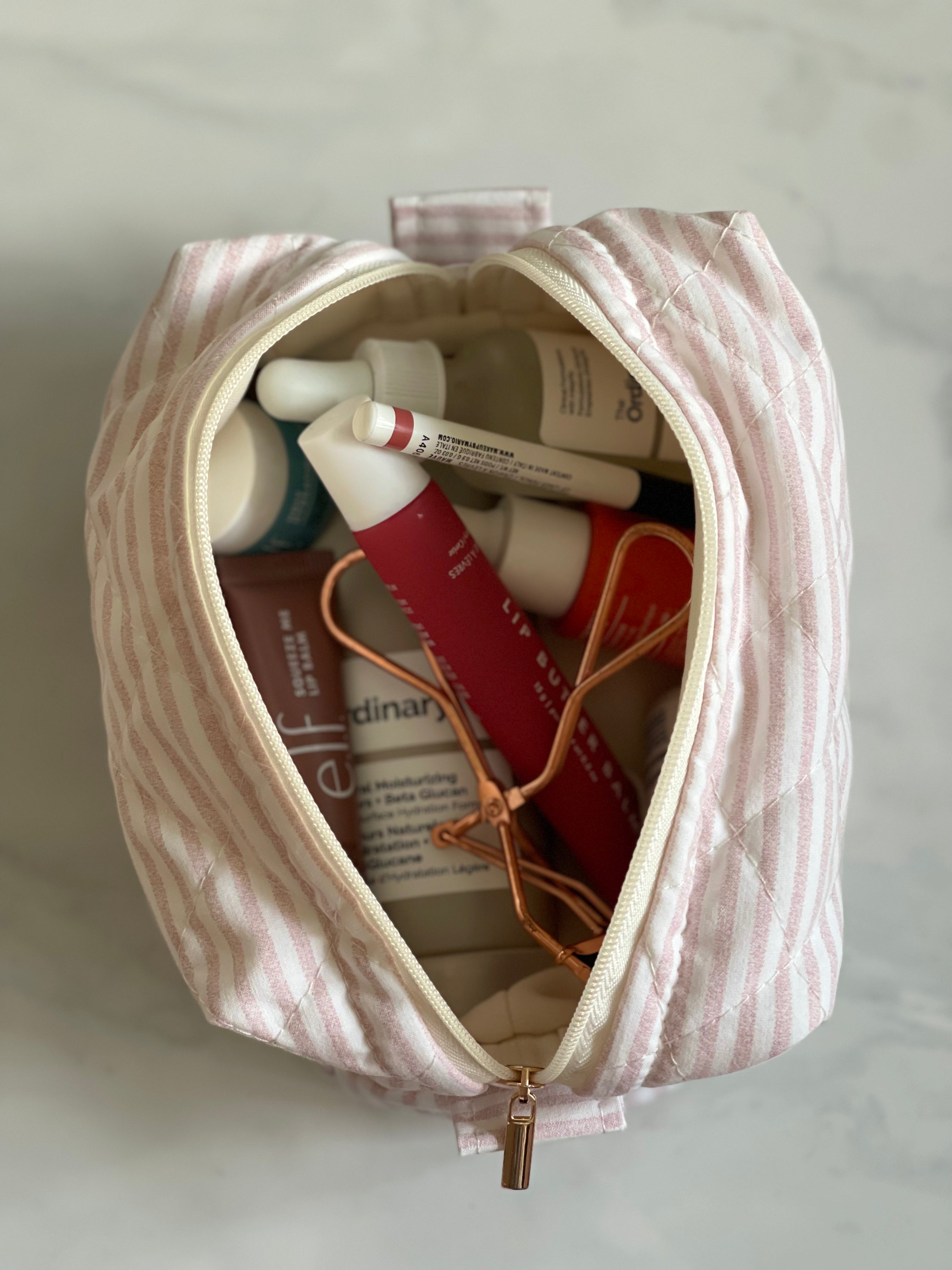 Pink Striped Quilted Collection