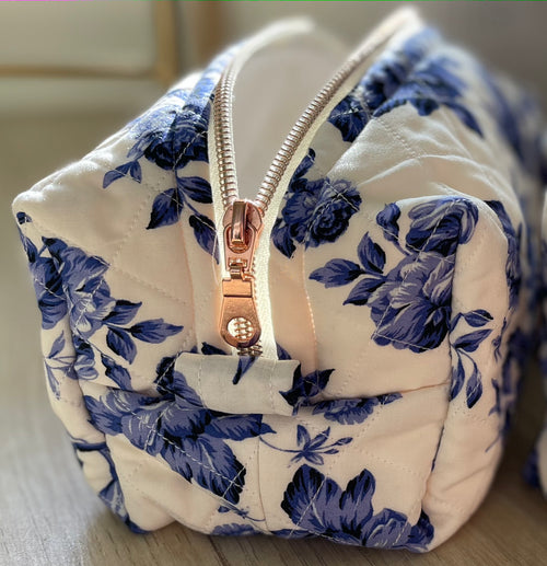 Blue Garden Quilted Bags