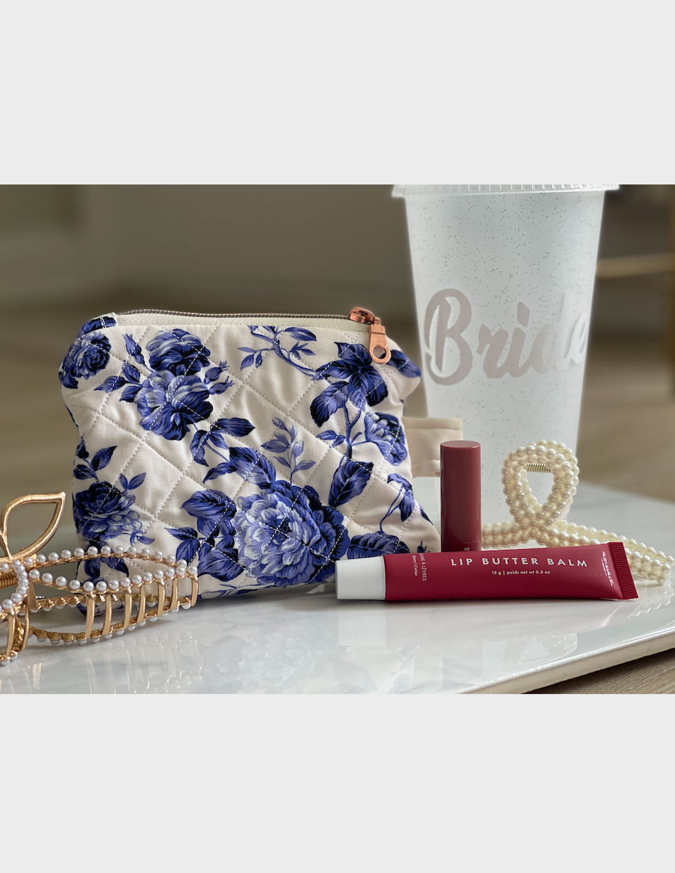 Blue Garden - Pouch